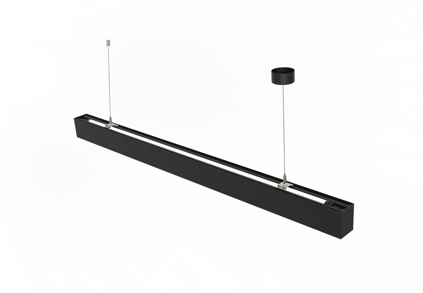 LINEAR LED-PENDELLEUCHTE schwarz direkt/indirektleuchtend